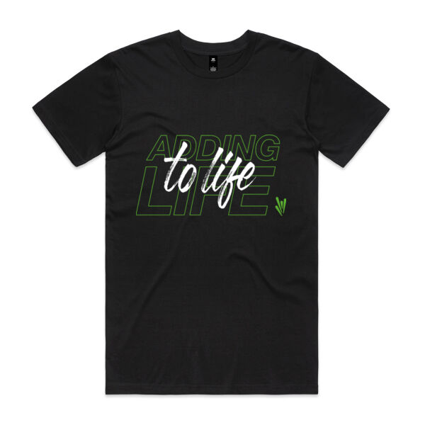 Adding Life to Life Dark - Mens Staple T shirt Thumbnail