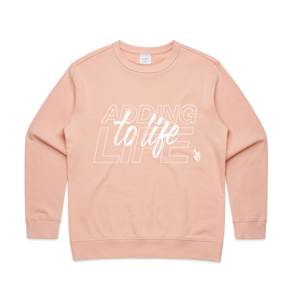 Adding Life To Life - Womens White Print Thumbnail