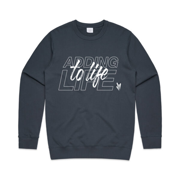 Adding Life To Life - Mens White Print Thumbnail